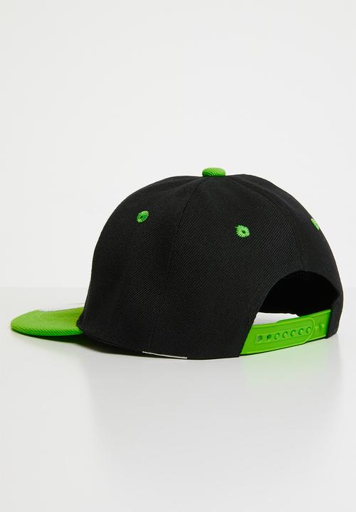 Pop Candy - Embroidered flat brim cap - green