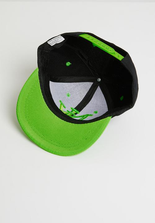 Pop Candy - Embroidered flat brim cap - green