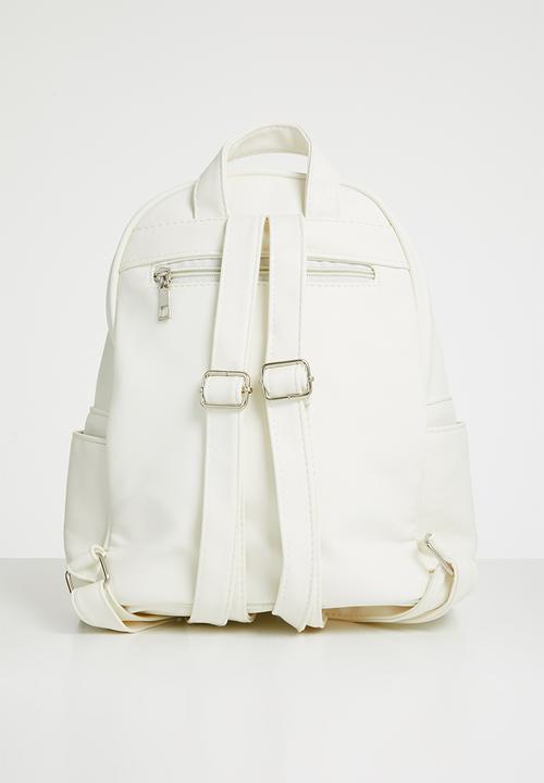 Pop Candy - Embroided backpack - white