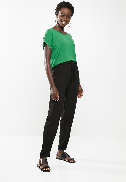 edit - Loose fit lounge pants - black