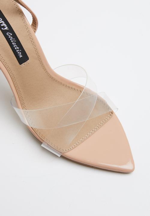 Cherry Collection - Nevada ankle strap heels - neutral
