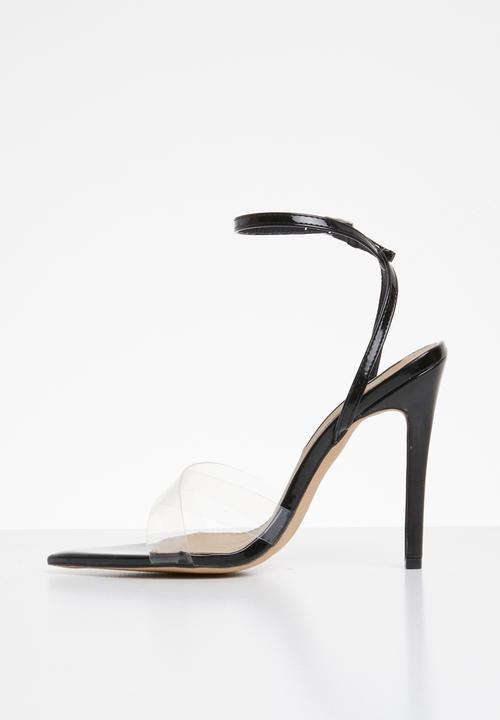 Cherry Collection - Nevada ankle strap heels - black