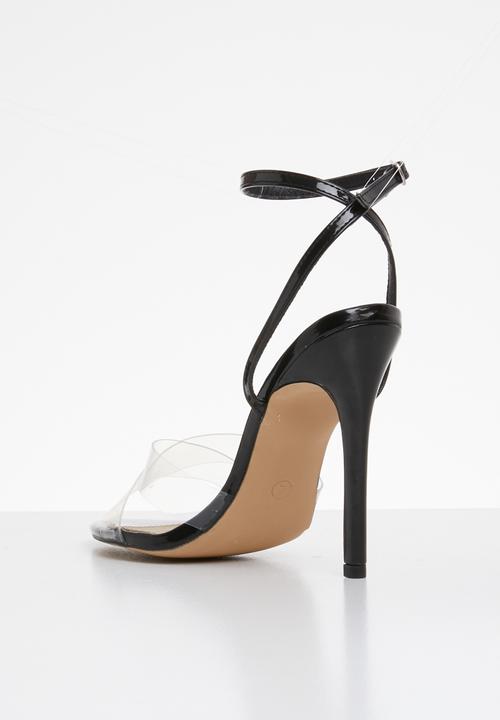 Cherry Collection - Nevada ankle strap heels - black