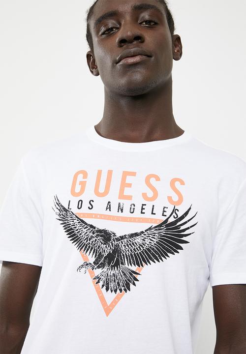 GUESS - Guess eagle tee - white