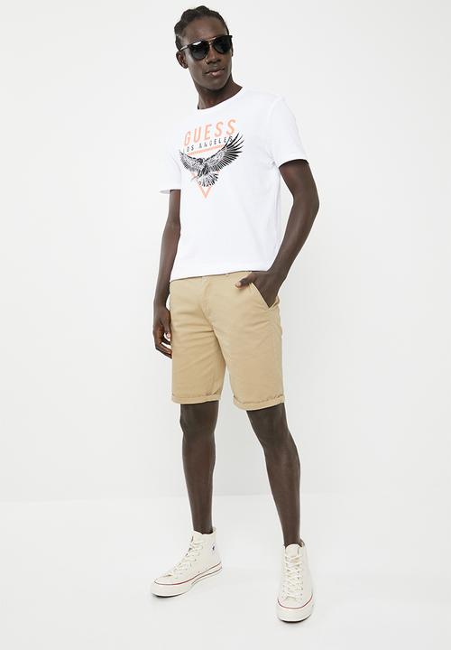 GUESS - Guess eagle tee - white