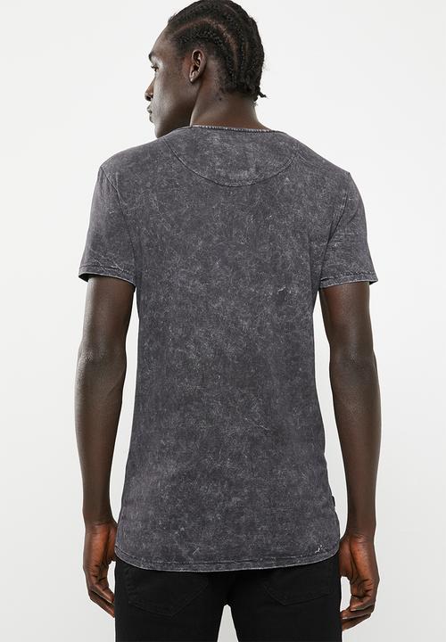 S.P.C.C - Courage printed tee - charcoal