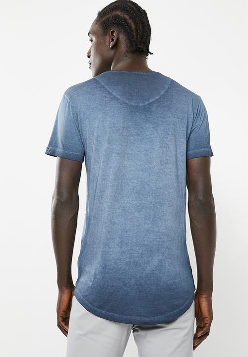 S.P.C.C - Block placement printed tee - blue