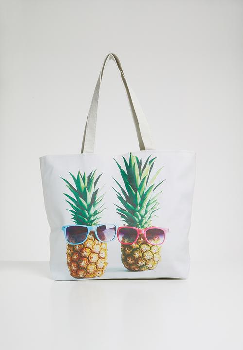 Pop Candy - Printed handbag - white 