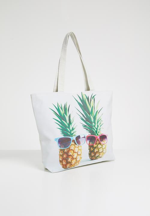 Pop Candy - Printed handbag - white 