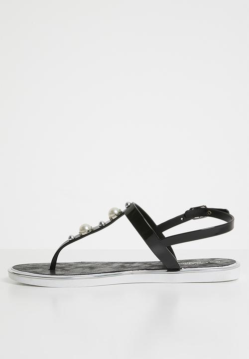 Miss Black - Marwa thong sandals - black