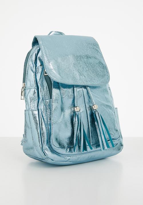 Pop Candy - Metalic backpack - blue