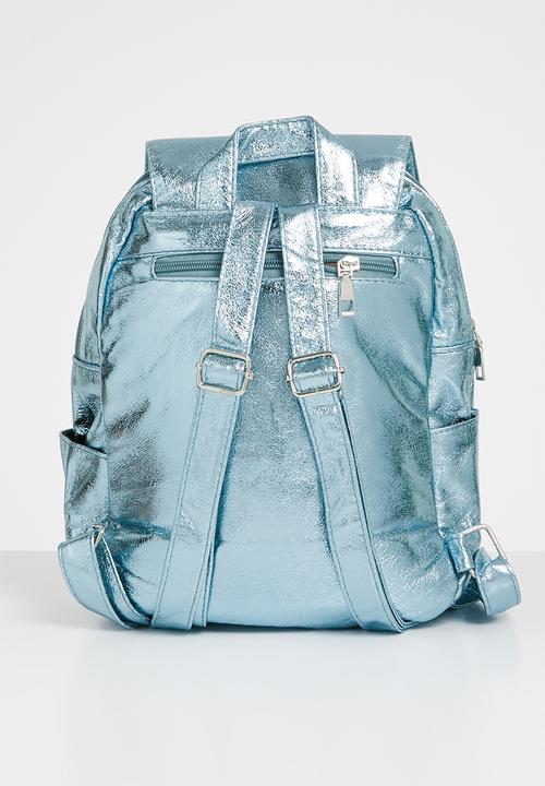 Pop Candy - Metalic backpack - blue