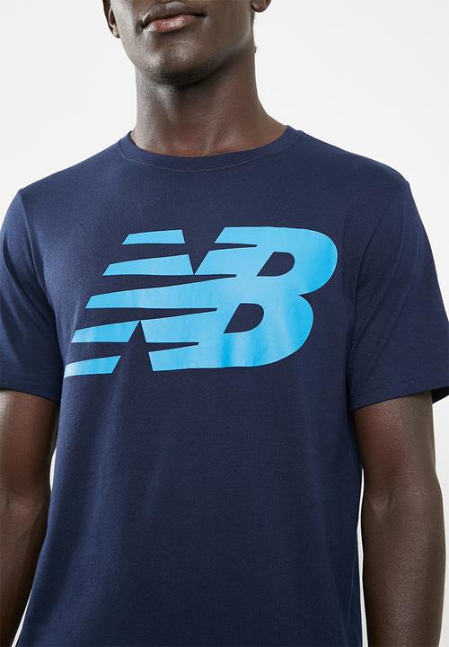 New Balance  - Heather tech short sleeve tee - blue