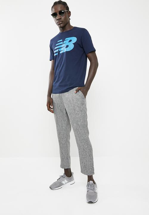 New Balance  - Heather tech short sleeve tee - blue