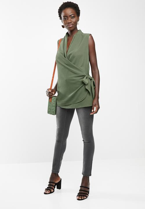 edit - Wrap over top - green