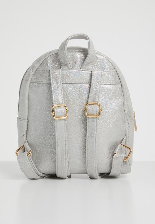 Pop Candy - Metalic backpack - silver