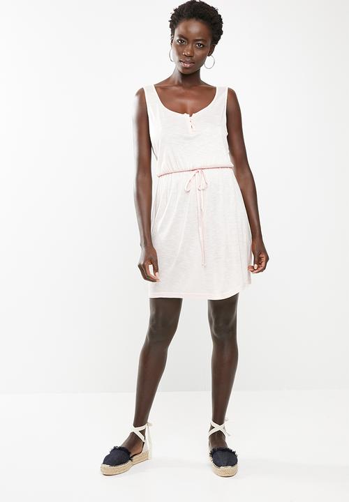 edit - Sleeveless day dress - pink