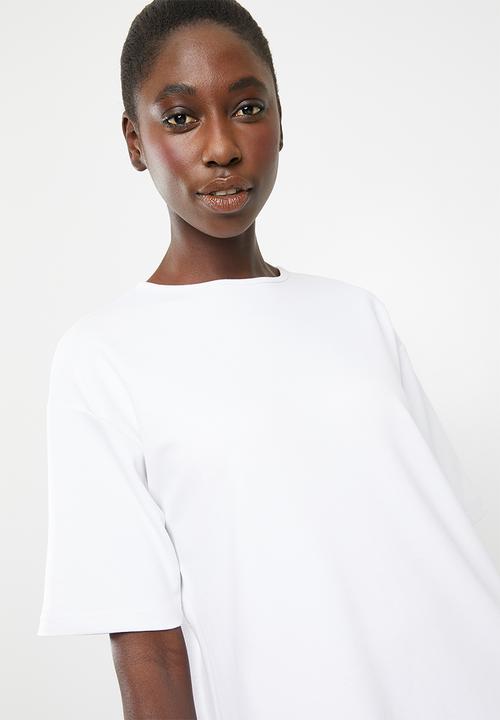 c(inch) - T-shirt dress - white