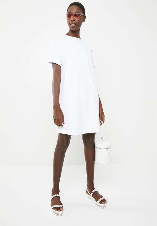 c(inch) - T-shirt dress - white