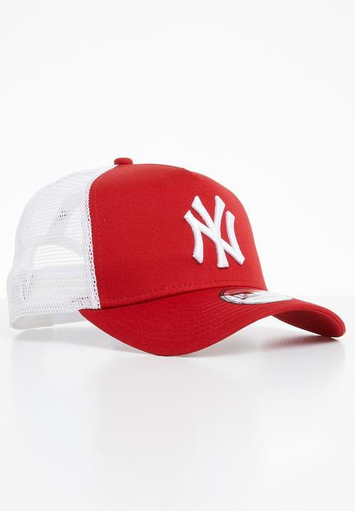 New Era - Trucker clean NY Yankees - red