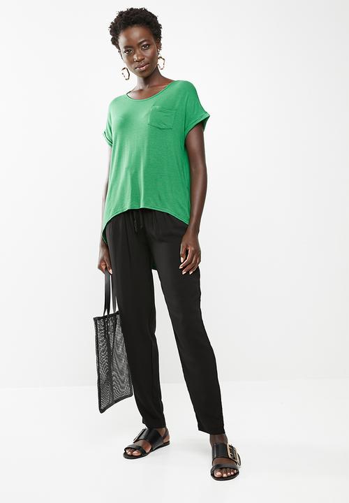 edit - Dipped hemline tee - green