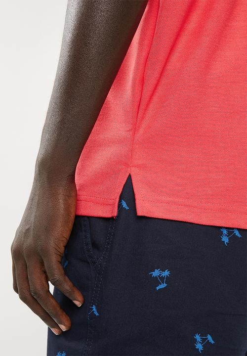 STYLE REPUBLIC - VIP Golfer short sleeve tee - coral