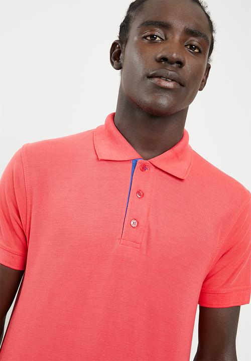 STYLE REPUBLIC - VIP Golfer short sleeve tee - coral