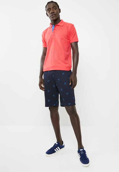 STYLE REPUBLIC - VIP Golfer short sleeve tee - coral