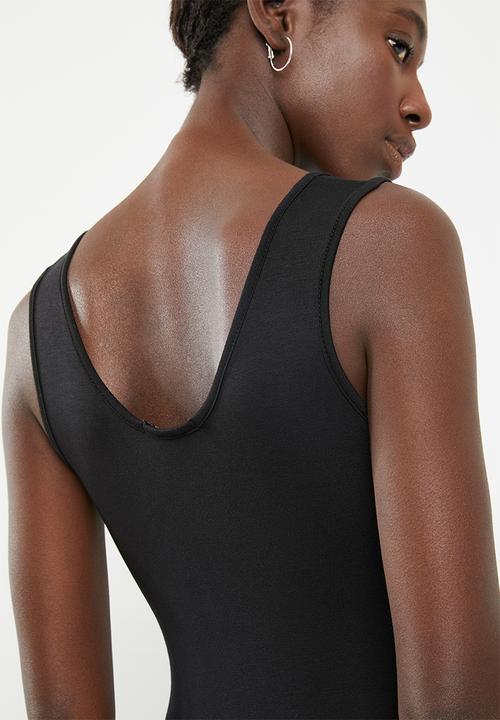 Superbalist - Scoop neck bodysuit 2 pack - white & black