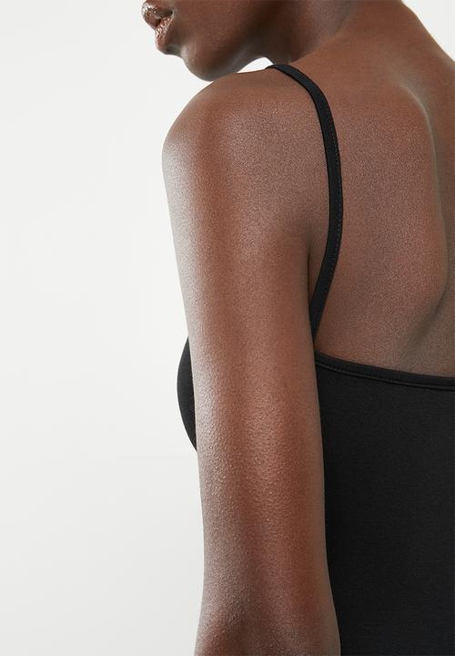 Superbalist - Cami bodysuit 2 pack - white & black