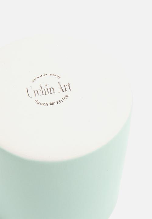 Urchin Art - Toothbrush tumbler - matte duck egg