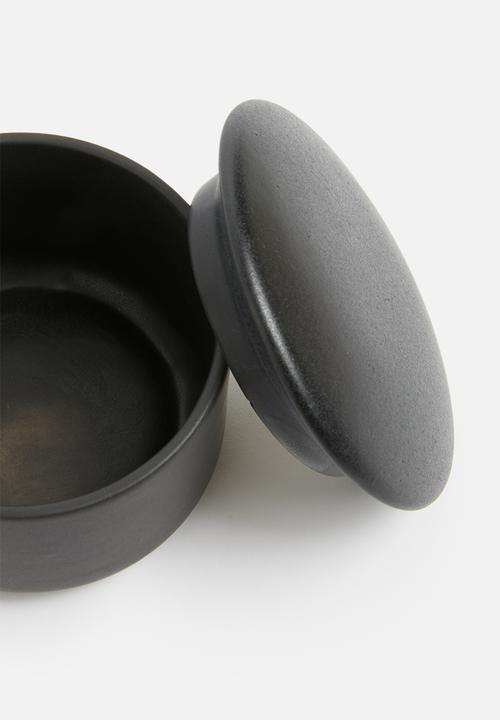 Urchin Art - Storage canister - matte black