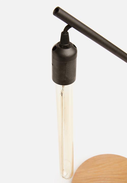 Emerging Creatives - Crane table lamp - black/natural