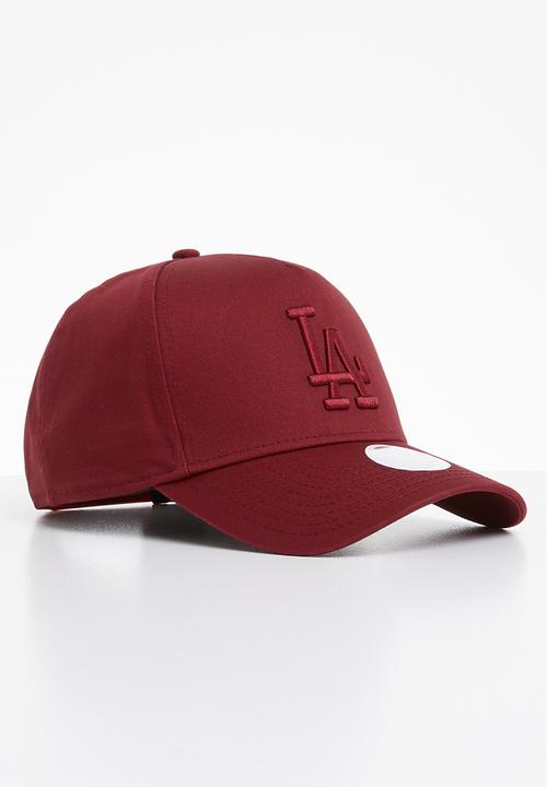 New Era - League essential aframe womens Los Angeles Dodgers - burgundy