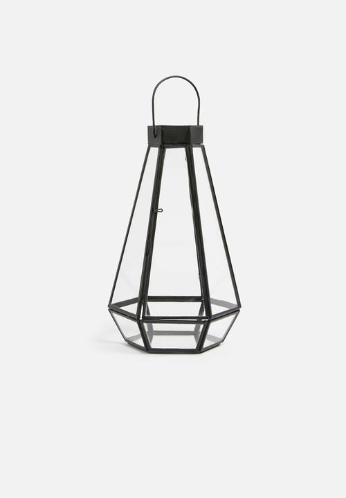 Sixth Floor - Harper lantern - black