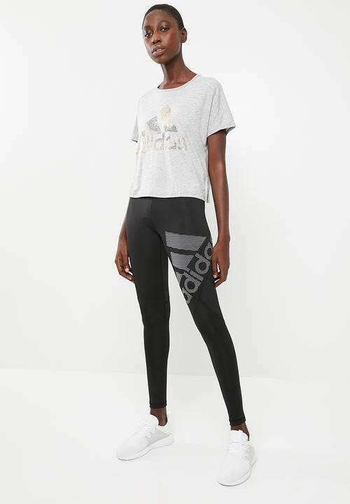 adidas - Short sleeve tee - mid grey