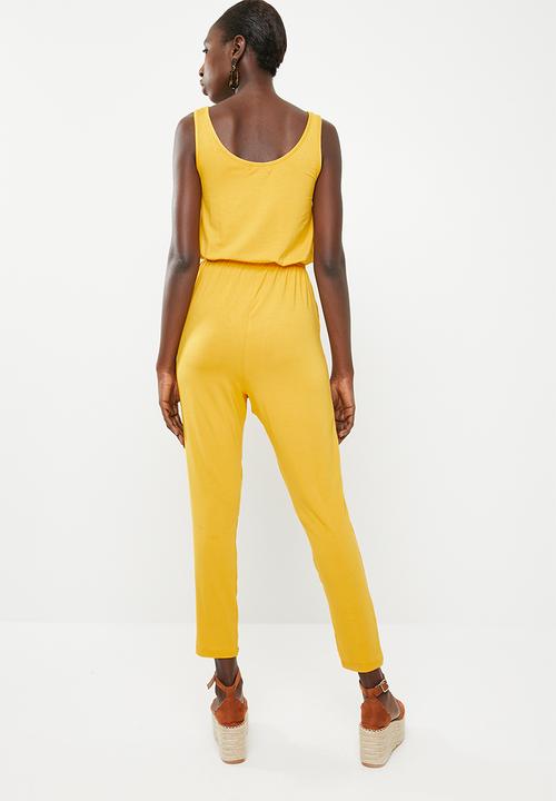 c(inch) - Easy fitting jumpsuit - yellow