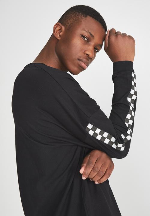 Cotton On - Drop shoulder long sleeve tee - black