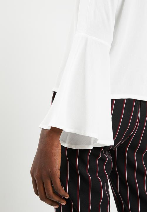 Superbalist - Bell sleeve shirt - cream