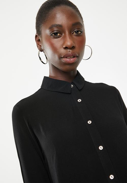 Superbalist - Bell sleeve shirt - black