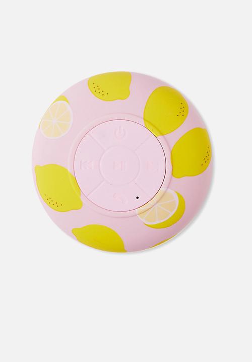Typo - Shower speaker - lemon yardage