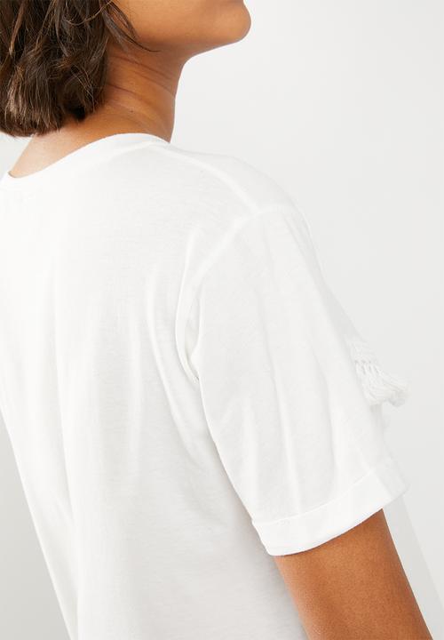 Vero Moda - Tally short sleeve tee - white