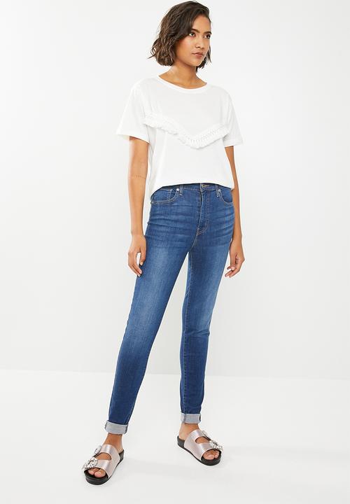 Vero Moda - Tally short sleeve tee - white