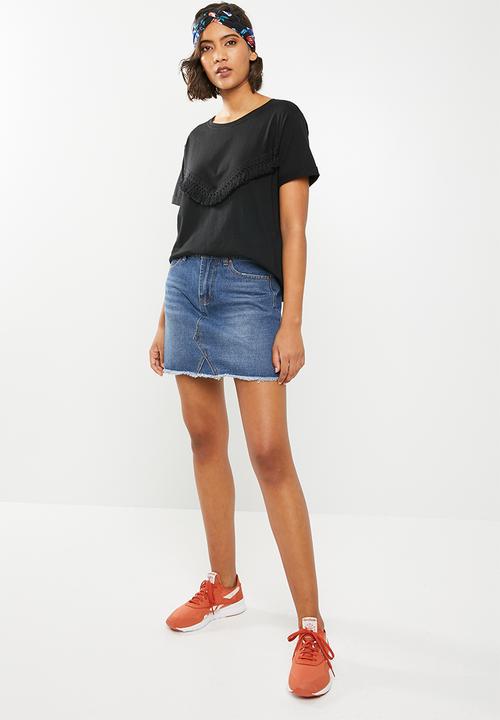 Vero Moda - Tally short sleeve tee - black