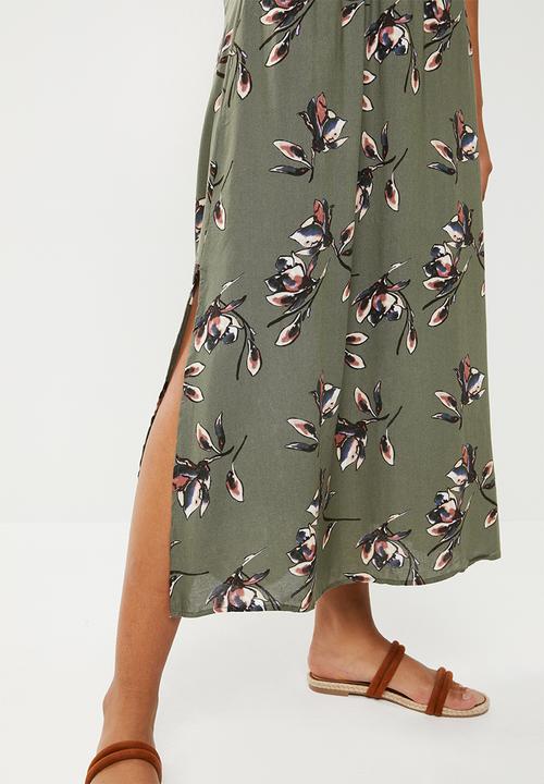 Vero Moda - Simply easy maxi skirt - khaki