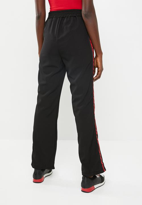 STYLE REPUBLIC - Racing stripe smart pants - black