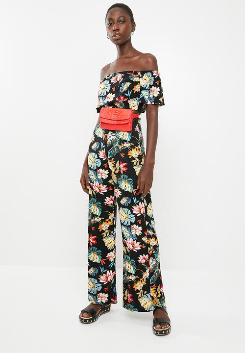 STYLE REPUBLIC - Wide leg pants - black