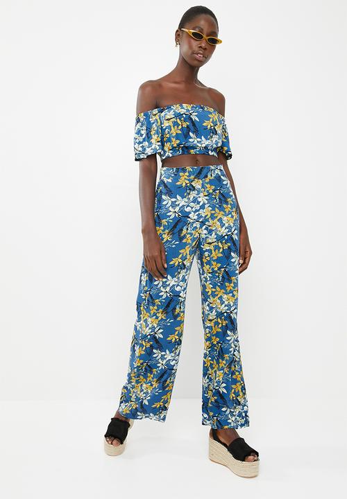STYLE REPUBLIC - Wide leg pants - blue