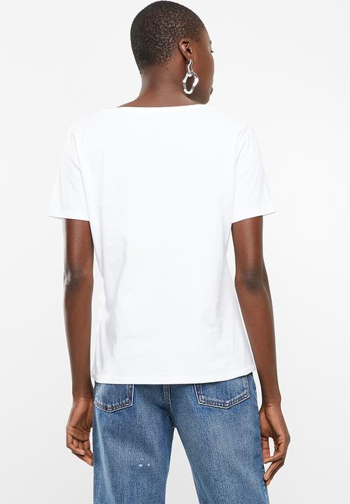 Superbalist - 2PK BF tee - blue & white