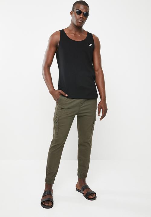 Billabong  - Essential cotton singlet - black